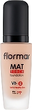 Düfte, Parfümerie und Kosmetik Mattierende Foundation - Flormar Mat Touch Foundation