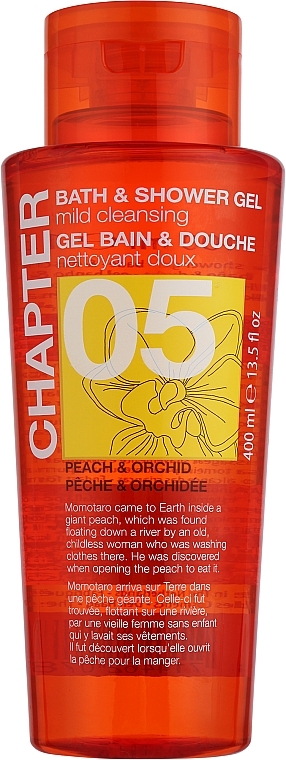 Dusch- und Badegel Pfirsich und Orchidee - Mades Cosmetics Chapter 05 Peach & Orchid Bath & Show Gel — Bild N1