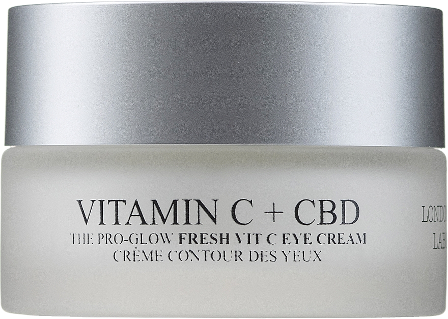 Aufhellende Augenkonturcreme mit Vitamin C und Ananasextrakt - London Botanical Laboratories Vitamin C + CBD Eye Cream — Bild N1