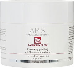Düfte, Parfümerie und Kosmetik Gesichtspeeling mit gefriergetrockneten Himbeeren - APIS Professional Raspberry Glow