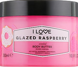 Düfte, Parfümerie und Kosmetik Duftende Körperbutter mit Himbeere, Erdbeere und Vanille - I Love... Glazed Raspberry Body Butter