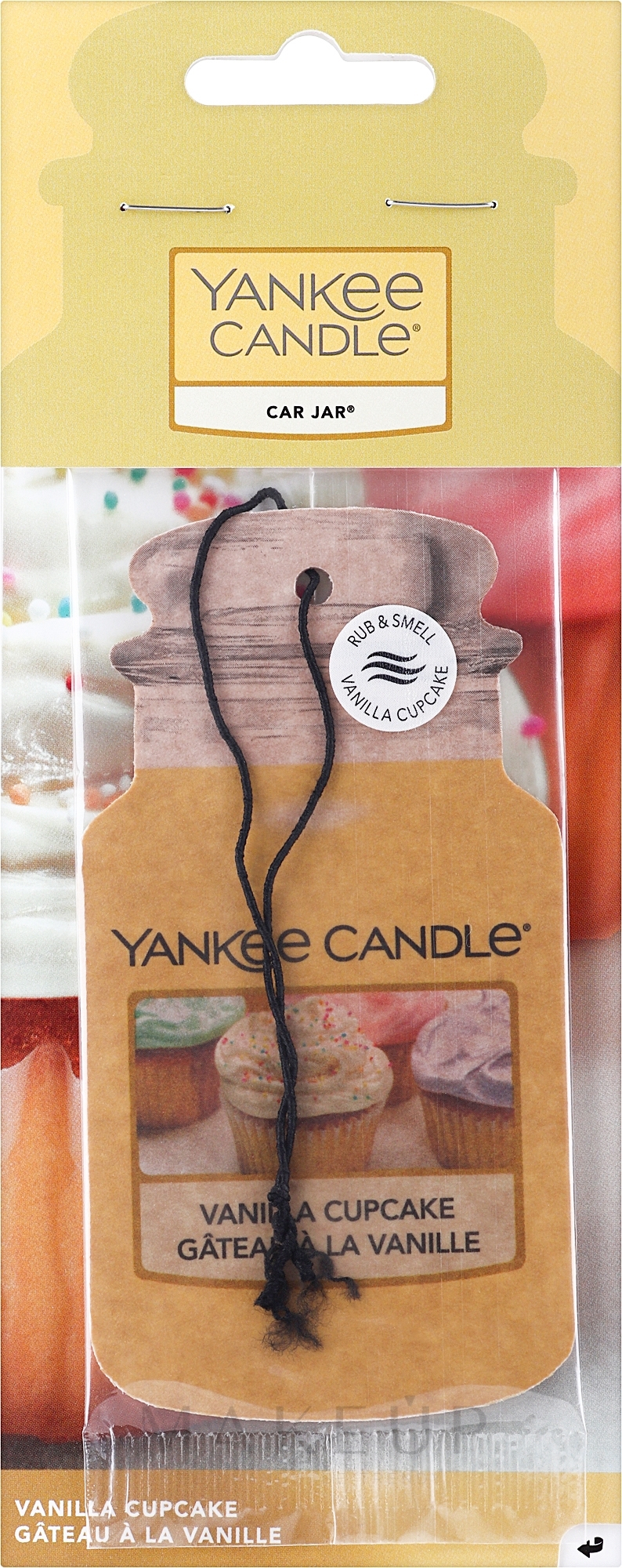 Auto-Lufterfrischer Vanilla Cupcake - Yankee Candle Vanilla Cupcake Car Jar Ultimate  — Bild 1 St.