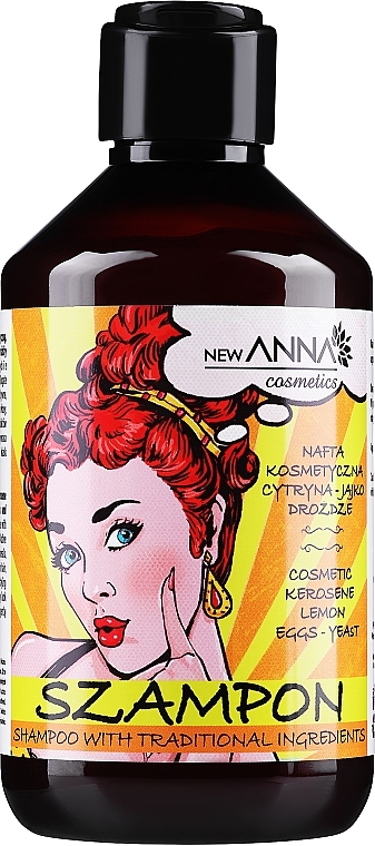 Haarshampoo mit kosmetischem Kerosin und Zitrone - New Anna Cosmetics Retro Hair Care Shampoo — Bild N1