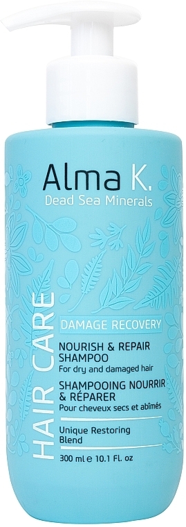 Shampoo für trockenes und strapaziertes Haar - Alma K. Hair Care Nourish & Repair Shampoo — Bild N1