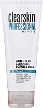 Düfte, Parfümerie und Kosmetik 5in1 Reinigende Peelingmaske mit weißem Ton - Avon Clearskin Professional Cleanser 5 in 1