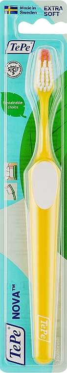 Zahnbürste extra weich gelb - TePe Extra Soft Nova — Bild N1