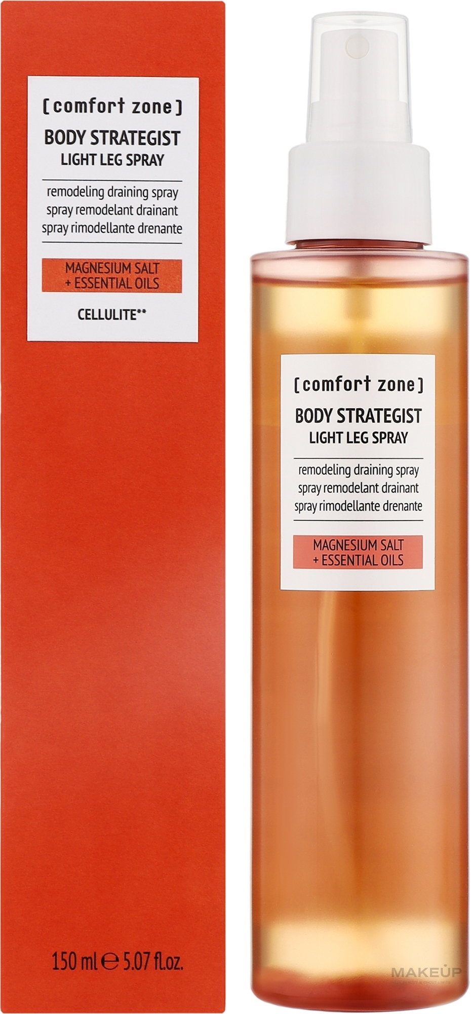 Spray für die Wirkung leichter Beine - Comfort Zone Body Strategist Light Leg Spray — Bild 150 ml