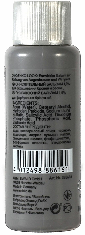 Oxidierender Balsam - C:EHKO Color Coctail Optik Entwickler Balsam 1,9% — Bild N2