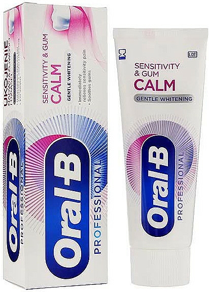 Zahnpasta Gentle Whitening - Oral-B Professional Sensitivity & Gum Calm Gentle Whitening — Bild N1