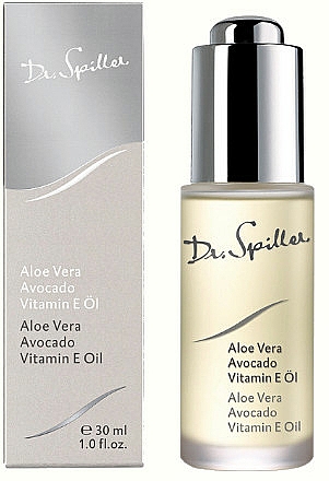 Feuchtigkeitsspendendes und regenerierendes Gesichtsöl mit Aloe Vera, Avocadoöl und Vitamin E - Dr. Spiller Aloe Vera Avocado Vitamin E Oil — Bild N1