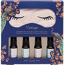 Düfte, Parfümerie und Kosmetik Set 5 St. - Technic Cosmetics Vintage Essential Oils & Sleep Mask Set