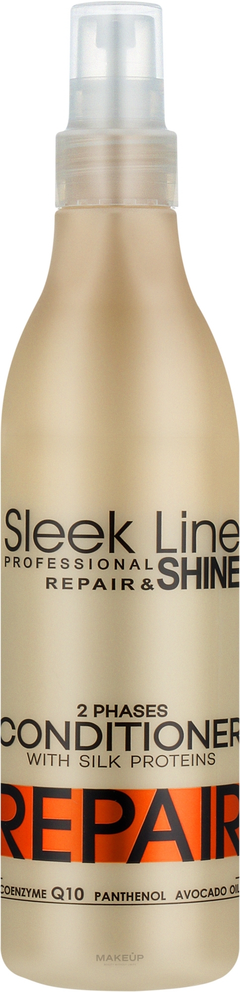 Zweiphasige reparierende Haarspülung ohne Ausspülen - Stapiz Sleek Line Repair Two-Phases Conditioner — Foto 300 ml