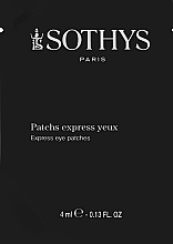 Düfte, Parfümerie und Kosmetik Lifting Patches für die Augenpartie mit Soforteffekt - Sothys Express Eye Patches
