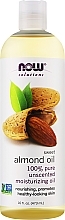 Natürliches nährendes und feuchtigkeitsspendendes Süßmandelöl - Now Foods Solutions Sweet Almond Oil — Bild N2