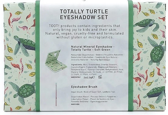 Make-up Set (Lidschatten 2,3g + Lidschatten-Pinsel 1 St.) - Toot! Totally Turtle Eyeshadow Box Set — Bild N3