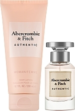 Abercrombie & Fitch Authentic Women - Duftset (Eau de Parfum 50ml + Körperlotion 200ml)  — Bild N2