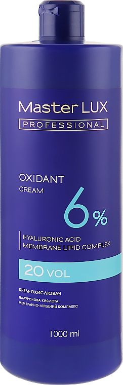 Creme-Oxidationsmittel 6% - Master LUX Professional — Bild N1