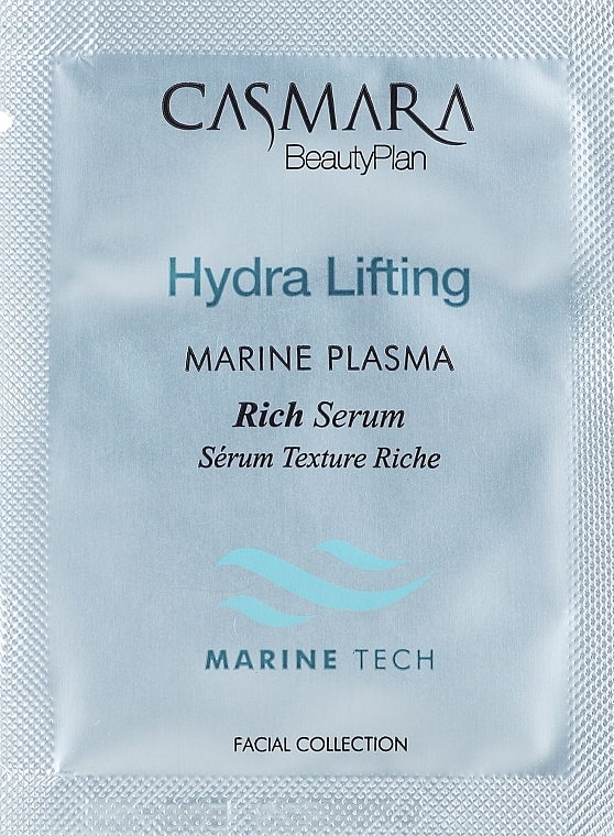 GESCHENK! Straffendes Serum 24 Stunden - Casmara Hydra Lifting Marine Plasma Rich Serum — Bild N2