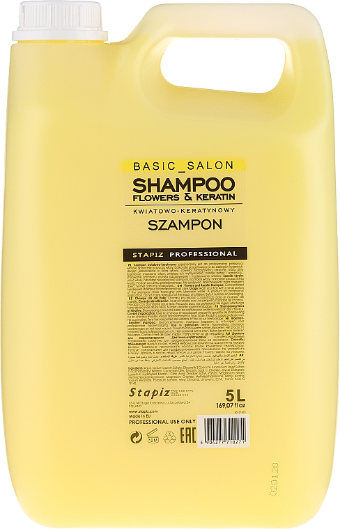 Shampoo "Blumen & Keratin" - Stapiz Basic Salon Shampoo Flowers&Keratin — Bild N3