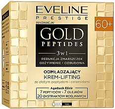 Verjüngende Lifting-Creme 60+ - Eveline Cosmetics Gold Peptides — Bild N2