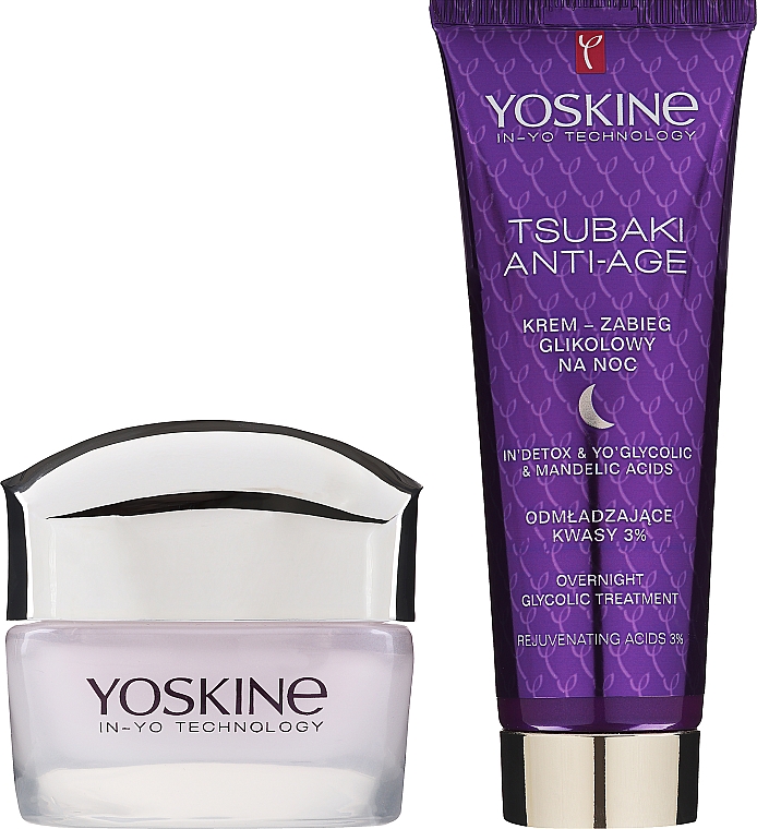 Gesichtspflegeset - Yoskine Tsubaki Anti-age 65+ (Gesichtscreme 50ml + Gesichtscreme 15ml) — Bild N2