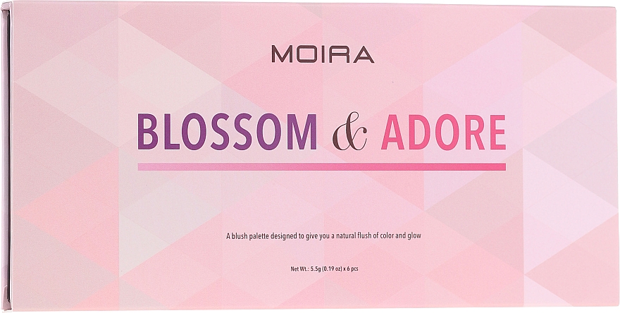 Rougepalette für das Gesicht - Moira Blossom & Adore Blush Palette — Bild N2