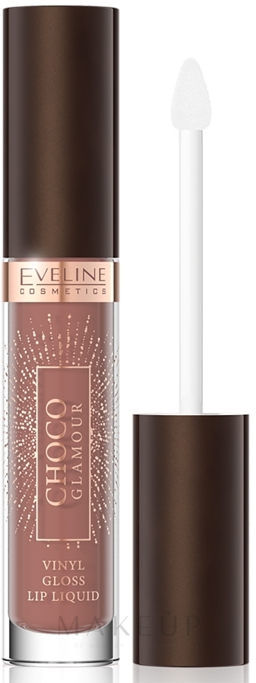 Lipgloss - Eveline Cosmetics Choco Glamour Vinyl Gloss Lip Liquid — Bild 01 - Ruby Chocolate