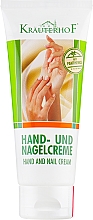 Creme für Hände und Nägel mit Vitaminen - Krauterhof Hand Cream (Tube)  — Bild N1