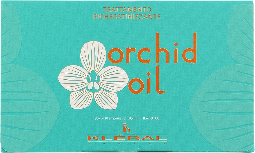 Behandlung zur Keratinerneuerung - Kleral System Orchid Oil Vials — Foto N1