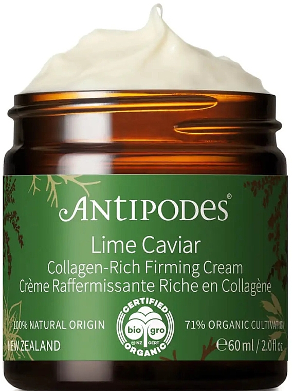 Stärkende Gesichtscreme - Antipodes Lime Caviar Collagen-Rich Firming Cream — Bild N1