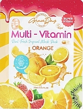 Tuchmaske für das Gesicht mit Orangenextrakt - Grace Day Multi-Vitamin Orange Mask Pack — Bild N1