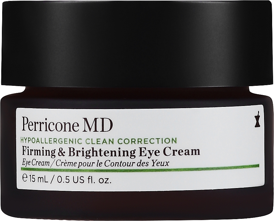Straffende und aufhellende Augencreme - Perricone MD Hypoallergenic Clean Correction Firming & Brightening Eye Cream — Bild N1