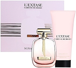 Düfte, Parfümerie und Kosmetik Nina Ricci L'Extase Caresse De Roses - Duftset (Eau de Parfum 80ml + Körperlotion 200ml)