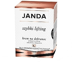 Düfte, Parfümerie und Kosmetik Gesichtscreme für die Nacht mit Lifting-Effekt - Janda