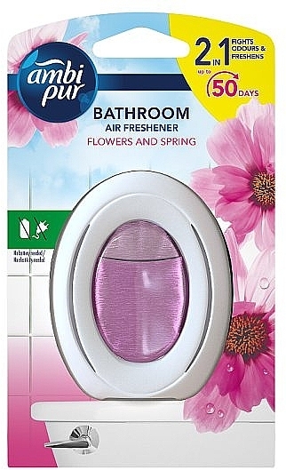 Lufterfrischer für Badezimmer Blumen und Frühling - Ambi Pur Bathroom Flowers & Spring Scent — Bild N1