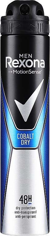Deospray Antitranspirant "Cobalt Dry" - Rexona Deodorant Spray Man — Bild N1