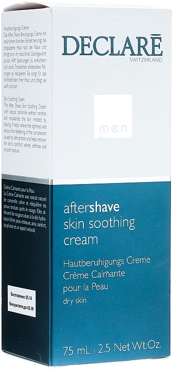 After Shave Creme - Declare Men After Shave Soothing Cream — Bild N1