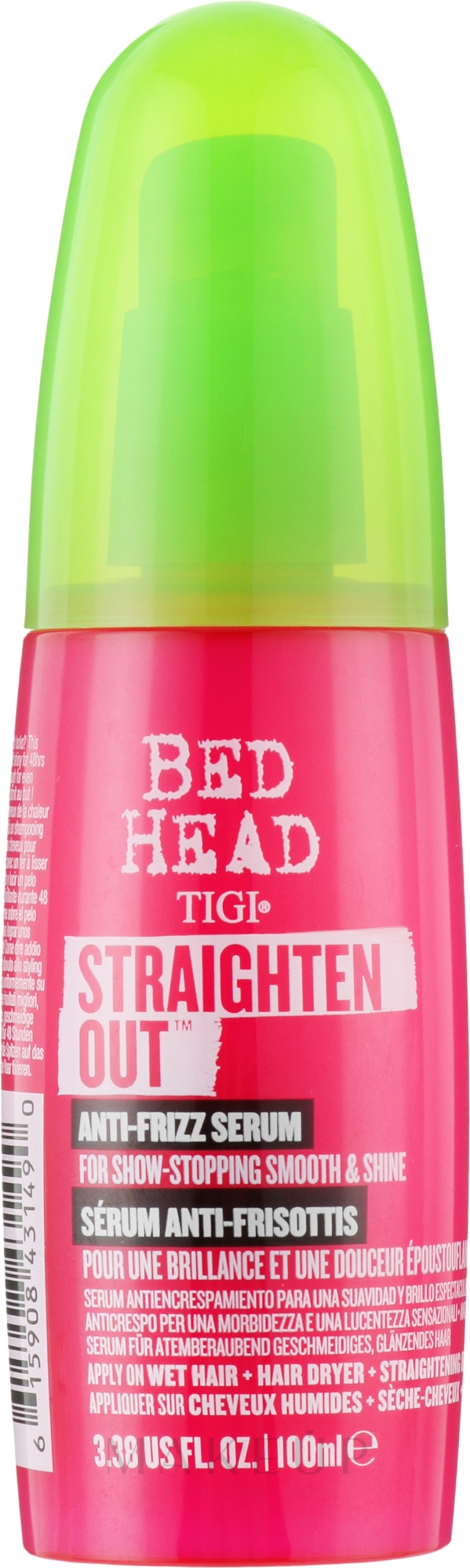 Haarglättungsserum - Tigi Bed Head Straighten Out Anti Frizz Serum — Bild 100 ml