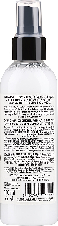 Leave-in Haarspülung mit Kokosnuss - New Anna Cosmetics — Bild N2