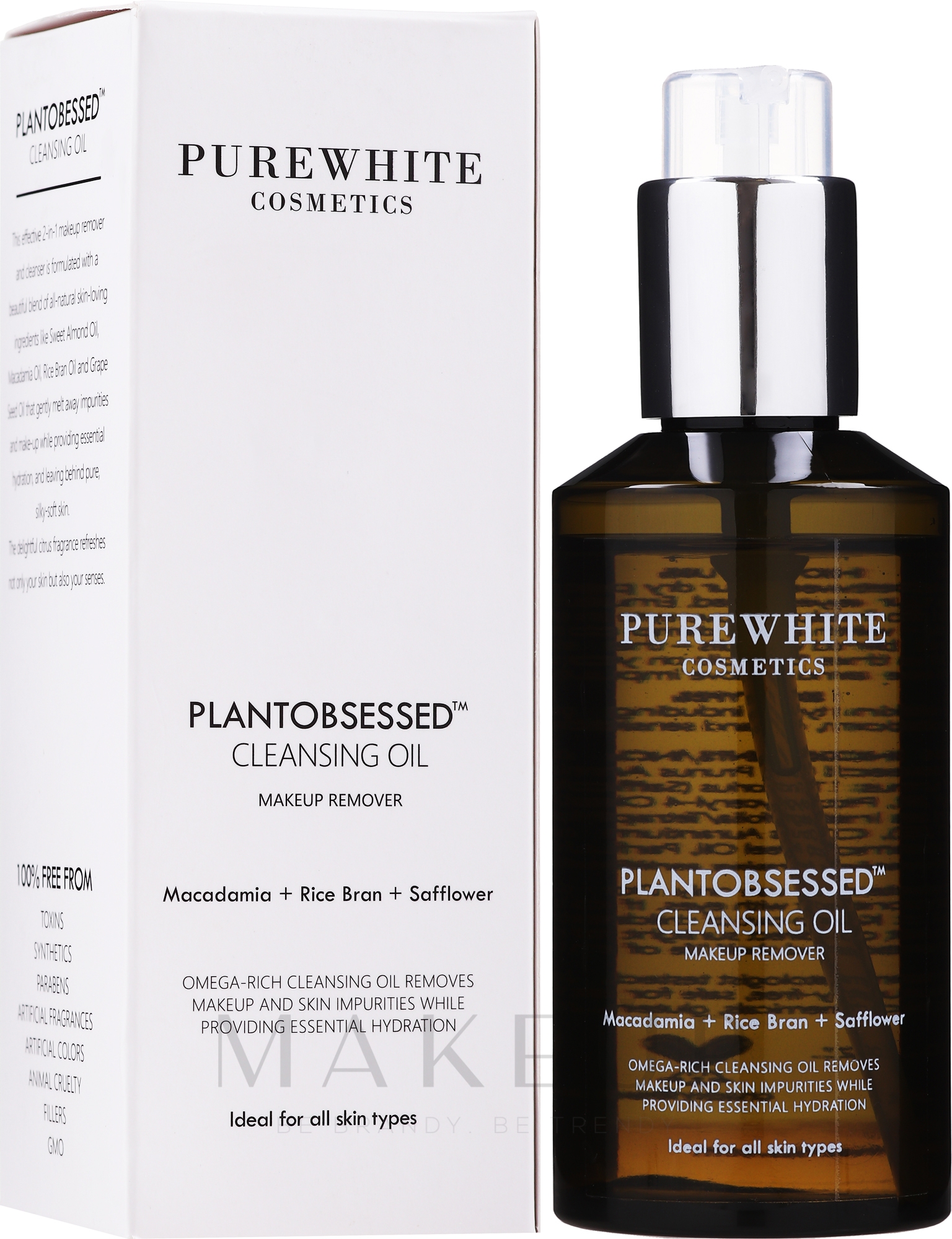 Nährendes Reinigungsöl - Pure White Cosmetics Plant Obsessed Nourishing Cleansing Oil — Bild 150 ml