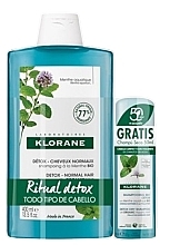 Pflegeset für Männer - Klorane Ritual Detox Set (shm/400ml + dry/shm/50ml) — Bild N1