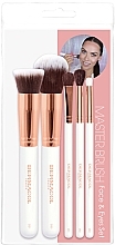 Make-up Pinselset 5-tlg. - Dermacol Master Brush Rose Gold Brush Face & Eye Set — Bild N1