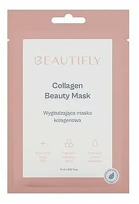 Kosmetische Kollagen-Gesichtsmaske 8 St. - Beautifly Collagen Mask — Bild N1