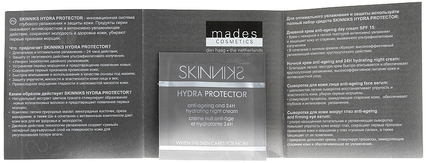 Feuchtigkeitsspendende Anti-Aging Tagescreme SPF 15  - Mades Cosmetics Skinniks Hydro Protector Anti-ageing Day Cream — Bild N5