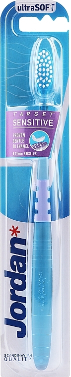 Zahnbürste ultra weich Target Sensitive hellblau - Jordan Target Sensitive Ultrasoft — Bild N2
