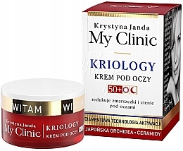 Düfte, Parfümerie und Kosmetik Creme für die Augenpartie 50+ - Janda My Clinic Kriology Eye Cream 50+