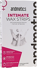 Düfte, Parfümerie und Kosmetik Enthaarungswachsstreifen für die Intimzone - Andmetics Intimate Wax Strips