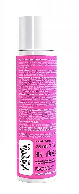 Trockenshampoo - Noble Health Hair Care Panda Fresh Winner Dry Shampoo — Bild N2