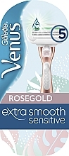 Düfte, Parfümerie und Kosmetik Rasierer mit 1 Ersatzklinge - Gillette Venus RoseGold Extra Smooth Sensitive