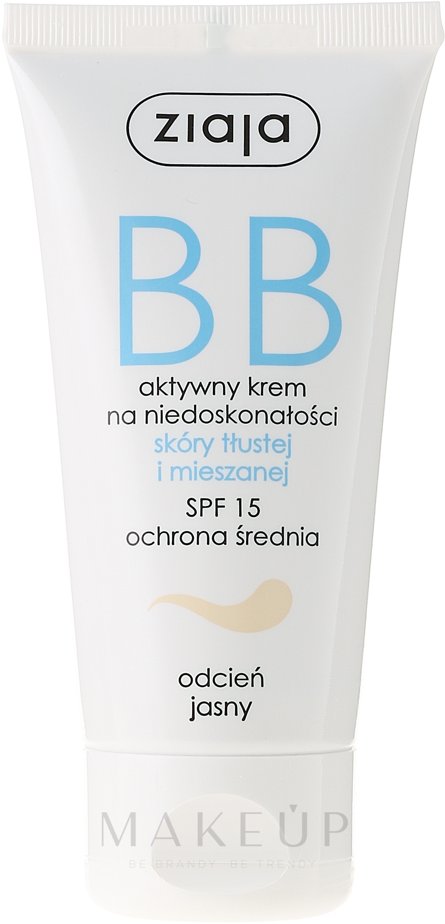 BB Creme für gemischte und fettige Haut SPF 15 - Ziaja BB-Cream SPF 15 — Bild Hell